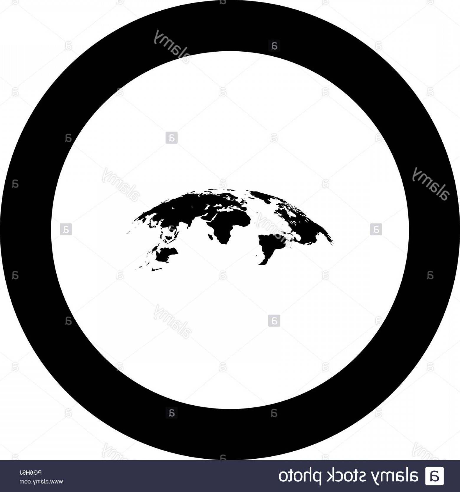 1560x1668 Map Of World D Effect Surface Icon Black Color In Round Circle