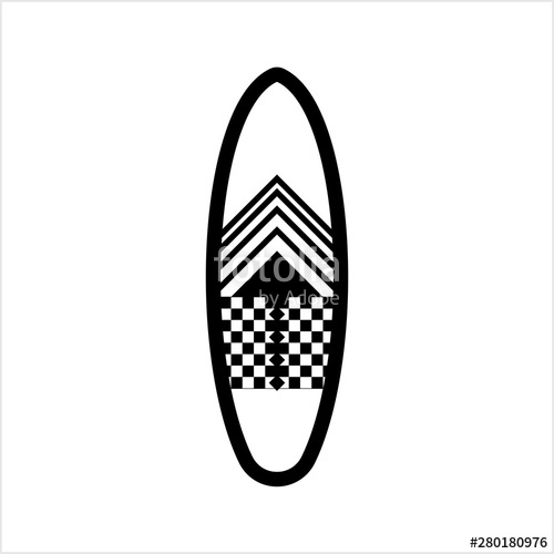 500x500 Surfboard Icon, Surf Board Icon, Water Sport Icon Stock Image