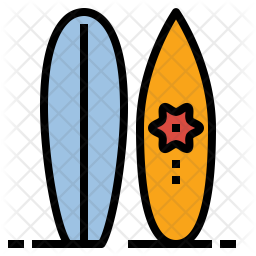 Surfboard Icon At Vectorified Com Collection Of Surfboard Icon Free For Personal Use