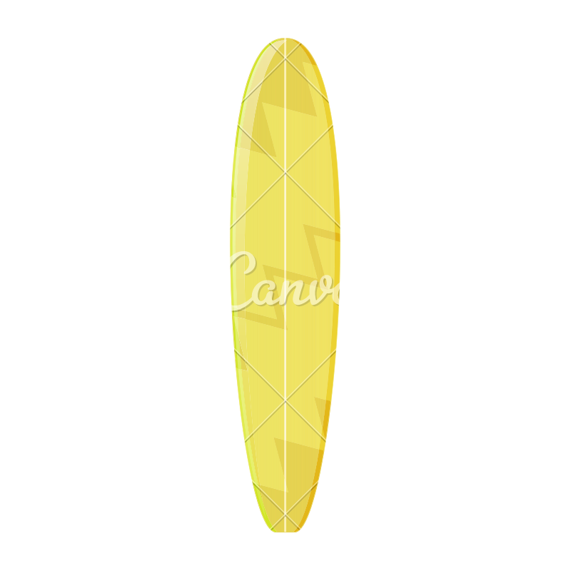 800x800 Isolated Surfboard Icon