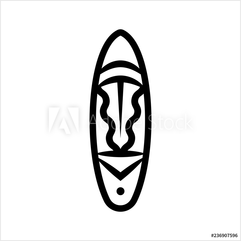 1000x1000 Photo Art Print Surfboard Icon, Surf Board Icon, Water Sport