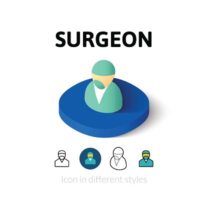 416x416 Surgeon Icon In Different Style Premium Clipart
