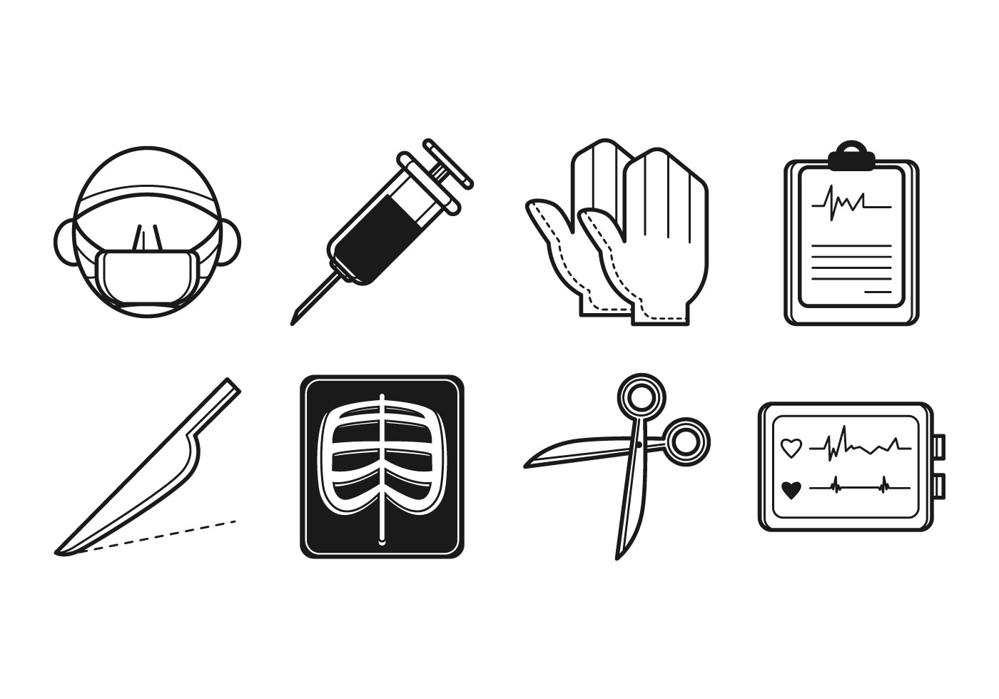 1400x980 Surgery Free Vector Art