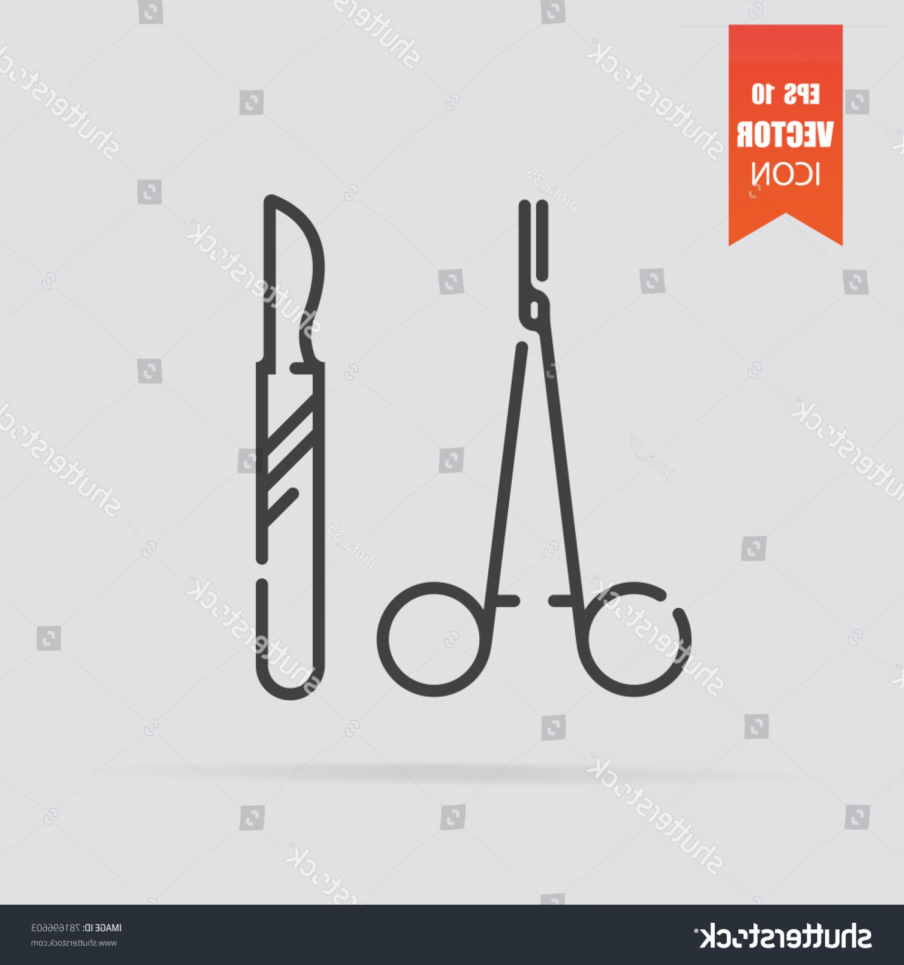 1800x1920 Surgical Instruments Icon Flat Style Isolated Soidergi