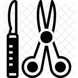 256x256 Surgical Instruments Icon Of Glyph Style