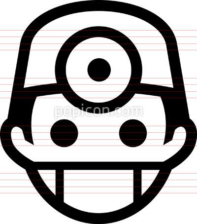 400x454 Man Wearing Surgical Mask And Headlamp Icon