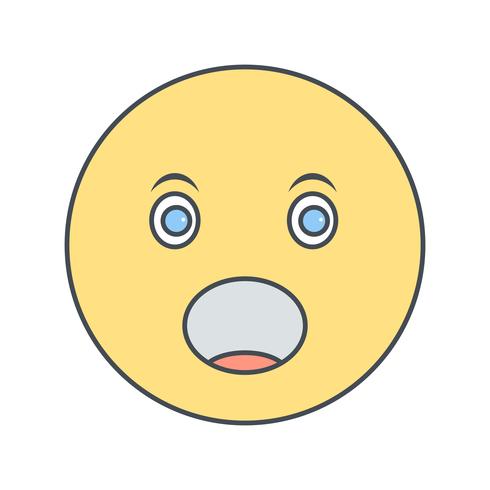 490x490 Surprised Emoji Vector Icon