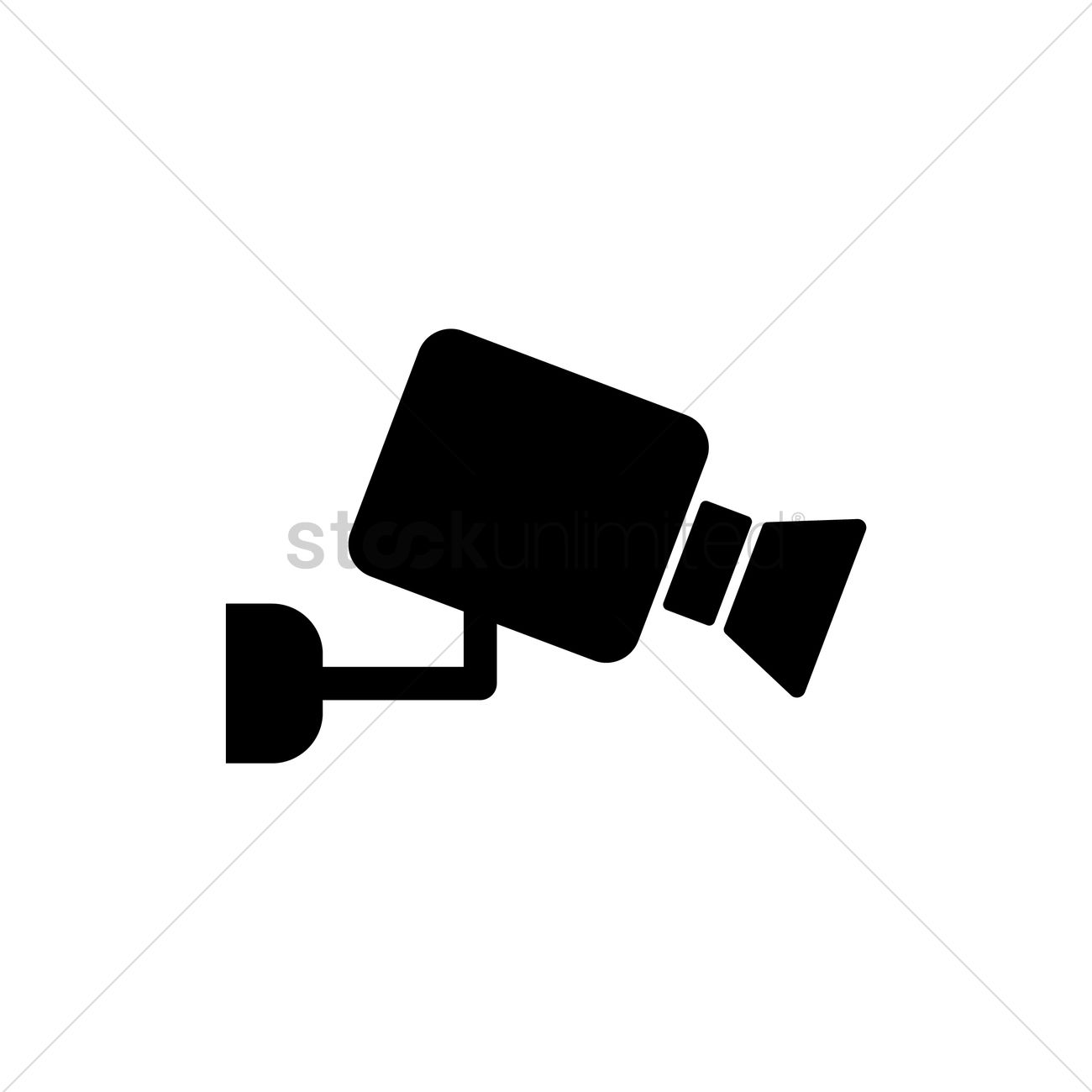 1300x1300 Surveillance Camera Icon Vector Image