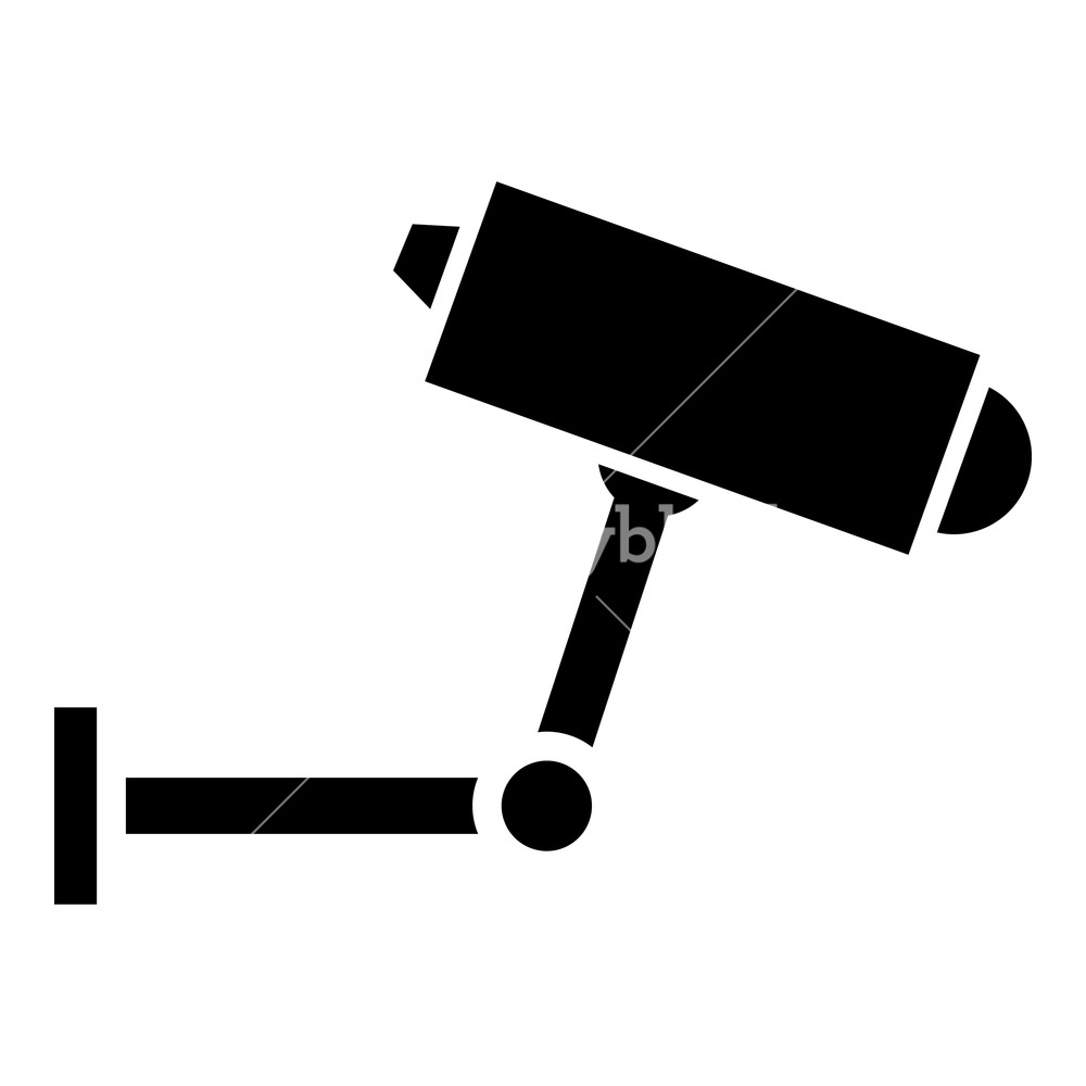 1000x1000 Surveillance Camera Icon Simple Illustration Of Surveillance