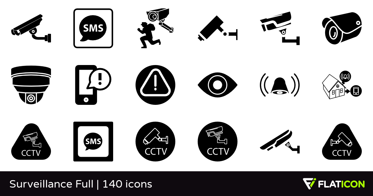 1200x630 Surveillance Full Free Icons