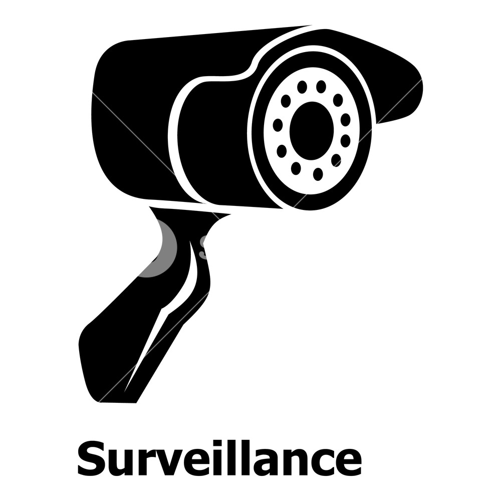 1000x1000 Surveillance Icon Simple Illustration Of Surveillance Vector Icon
