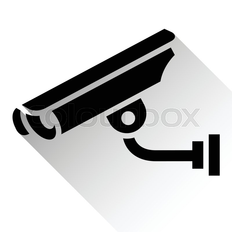 800x800 Video Surveillance Icon Stock Vector Colourbox