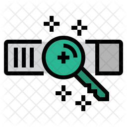 256x256 Keyword Research Survey Icon Of Colored Outline Style