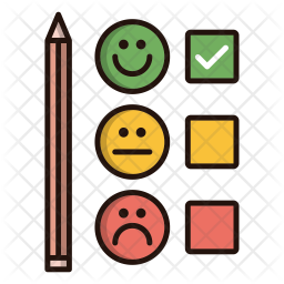 256x256 Customer Satisfaction Survey Icon Of Colored Outline Style
