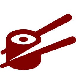 256x256 Free Maroon Sushi Icon
