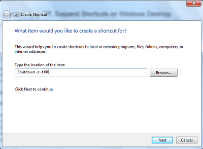 400x293 Create Shutdown, Restart, Log Off, Suspend Shortcuts In Windows
