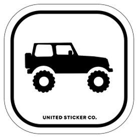 275x275 Suv Icon Decal United Sticker Co