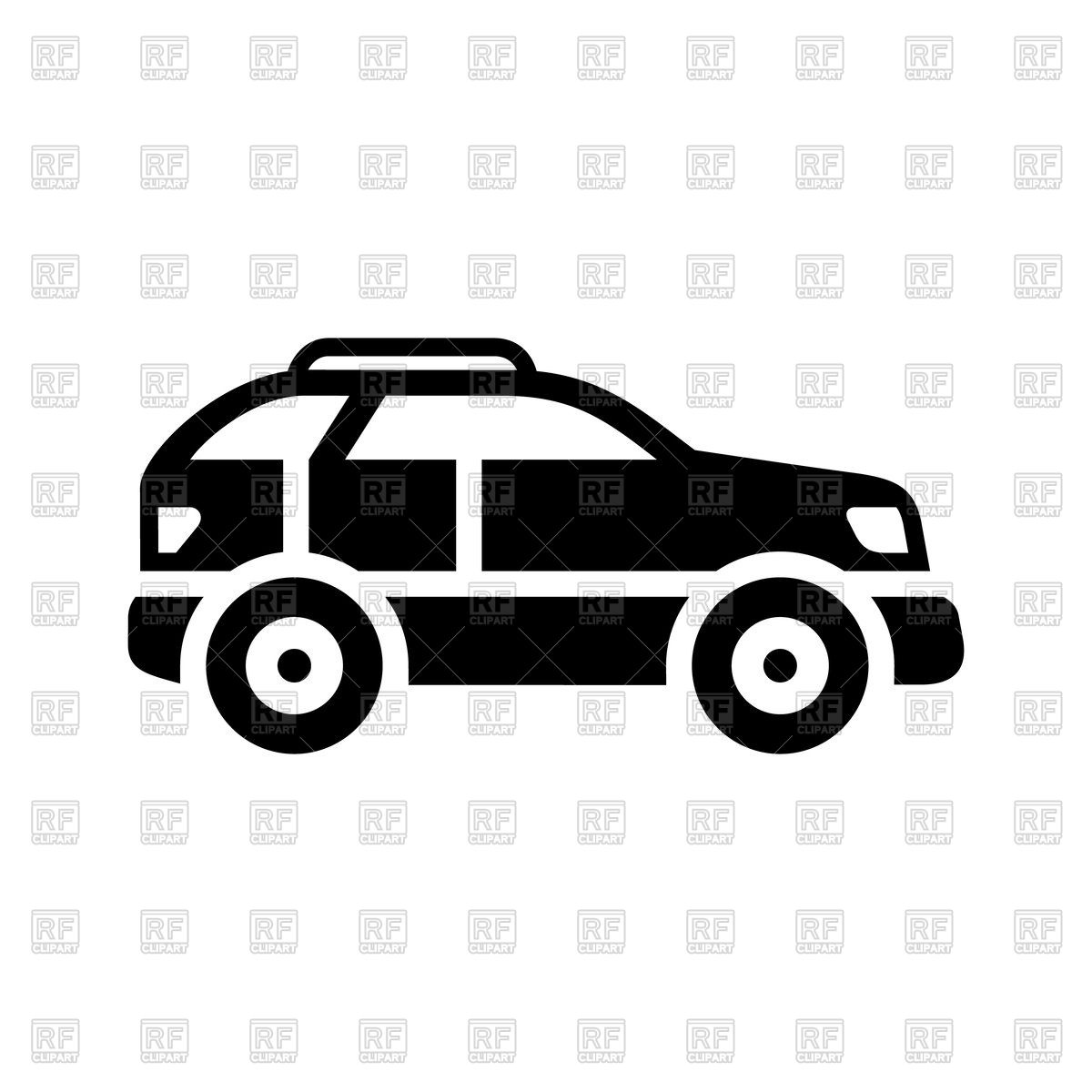 1200x1200 Suv Black Icon Vector Image Of Transportation