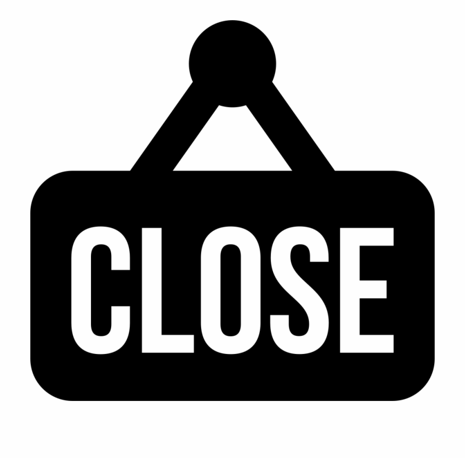 920x907 Close Sign For Door Png Icon Free Download