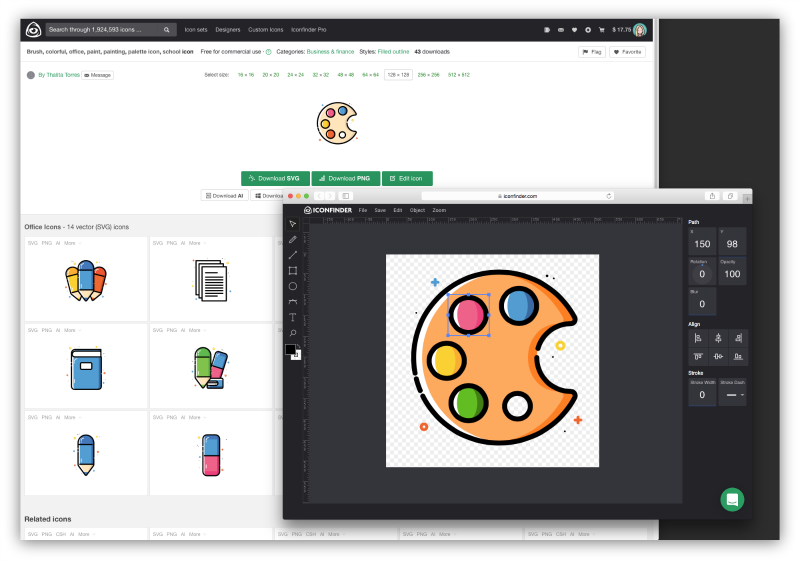 800x562 Iconfinder Pro Price Changes And A New Icon Editor