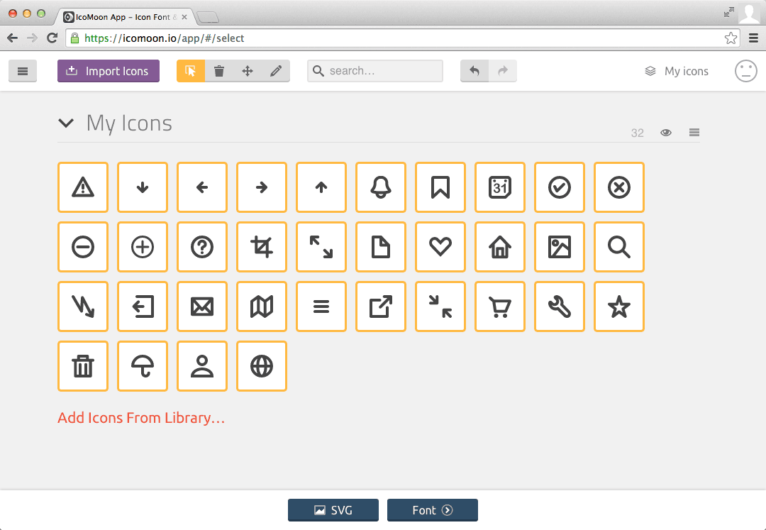 1080x747 Create An Icon Font Using Illustrator Icomoon Sitepoint