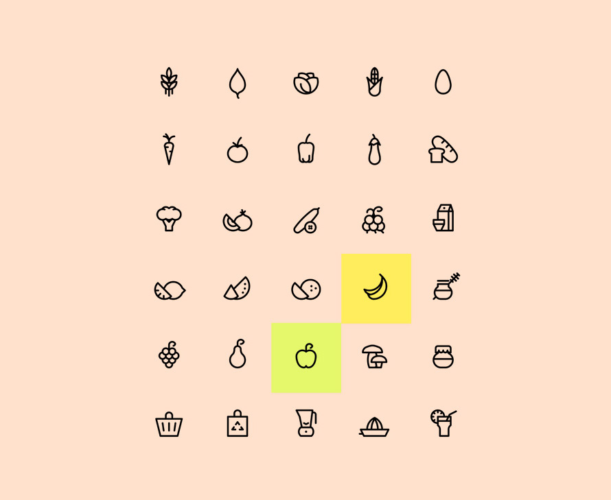 890x729 Freebie Organic Food Icon Set Codrops
