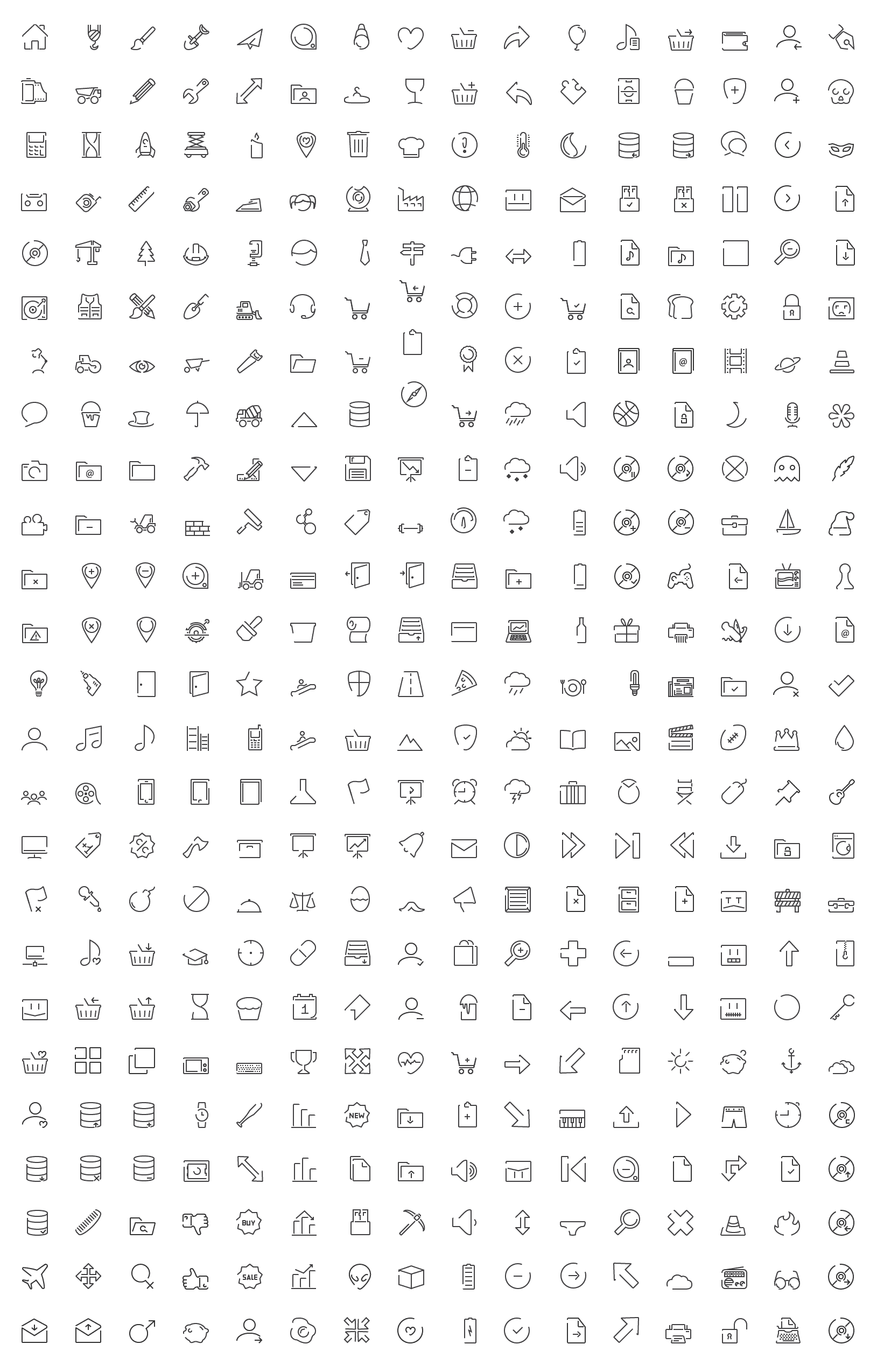 1629x2547 Minimal Icon Set User Interfaces Free Icon Packs, Icon
