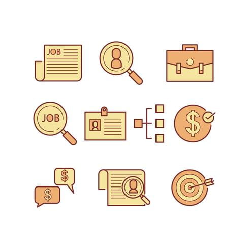 490x490 Free Job Search Icon Vector Free Graphics Uihere