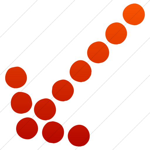 512x512 Iconsetc Simple Red Gradient Classic Arrows Dotted Sw Icon