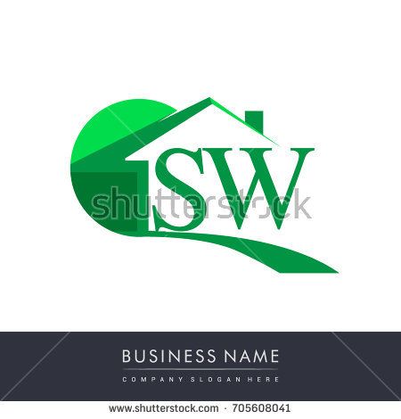 450x470 Initial Logo Sw With House Icon, Business Logo And Property