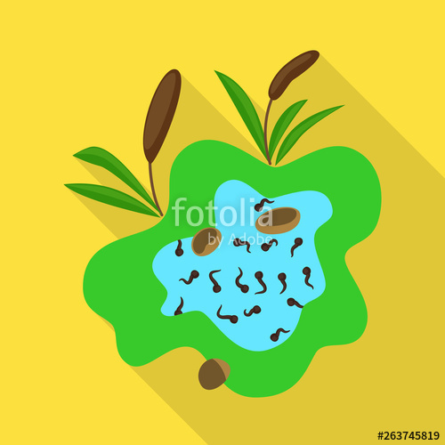 500x500 Vector Design Of Swamp And Environment Icon Set Of Swamp And Aqua