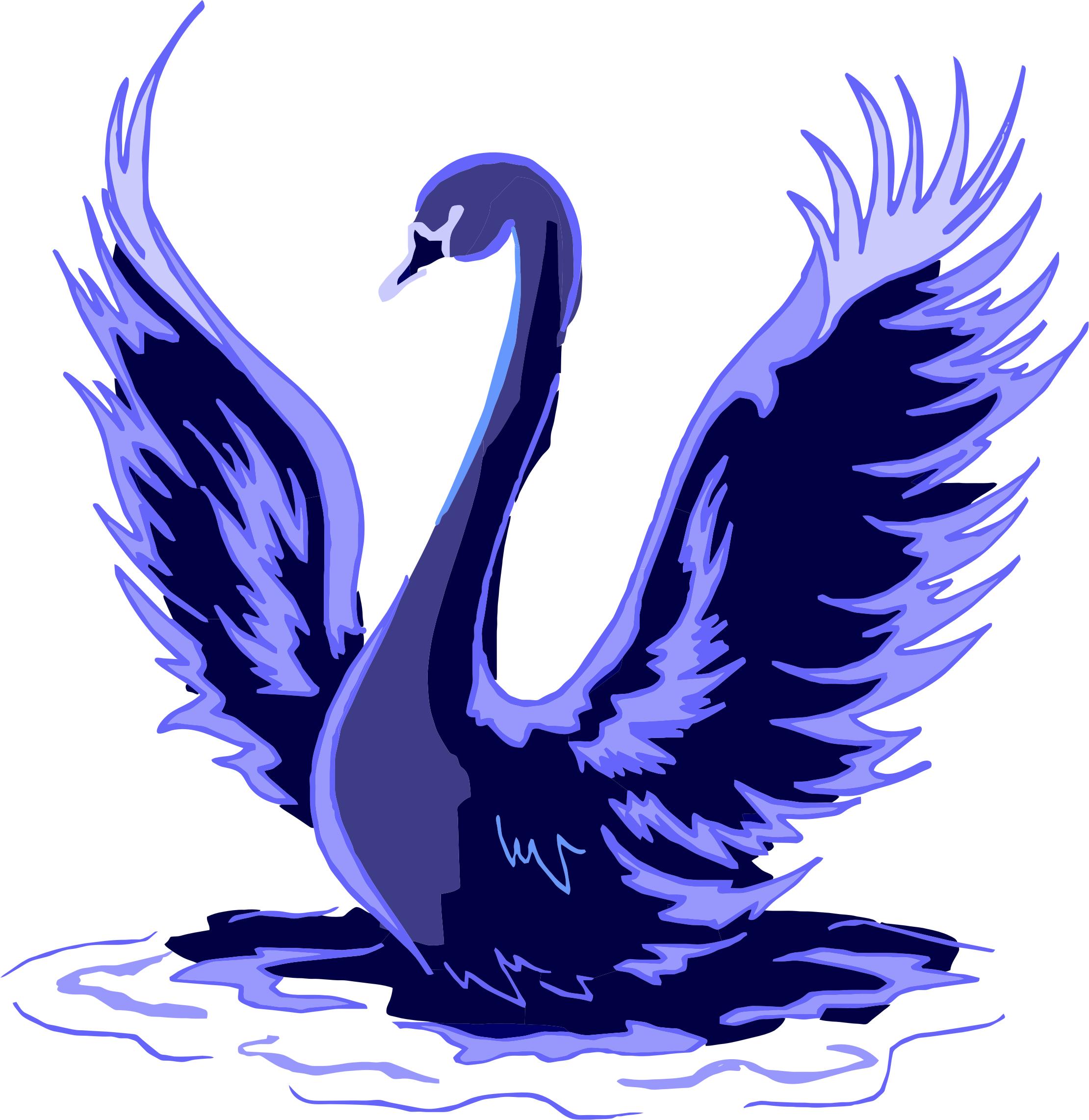 Stylized Blue Swan Icons Png 2220x2284 Stylized Blue Swan Icons Png