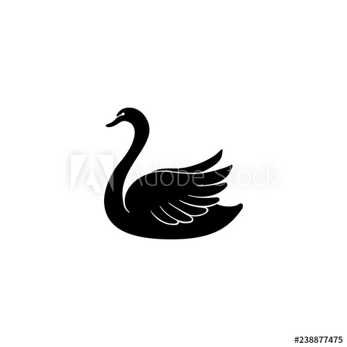Swan Vector Icon Swan Sign On White Background Swan Icon For Web 500x500 Swan Vector Icon Swan Sign On White Background Swan Icon For Web