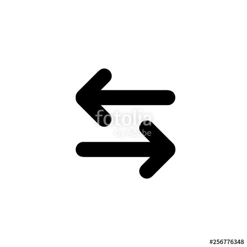 500x500 Swap Icon Vector Isolated On Background Trendy Sweet Symbol