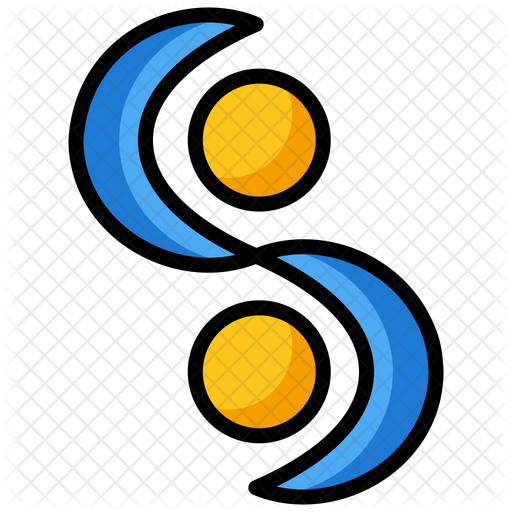 512x512 Swastika Icon Of Colored Outline Style