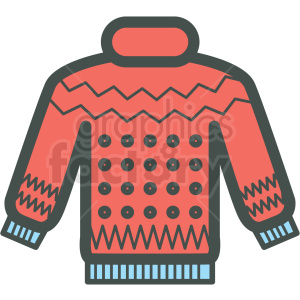 300x300 Winter Sweater Vector Icon Clipart Royalty Free Gif, Png