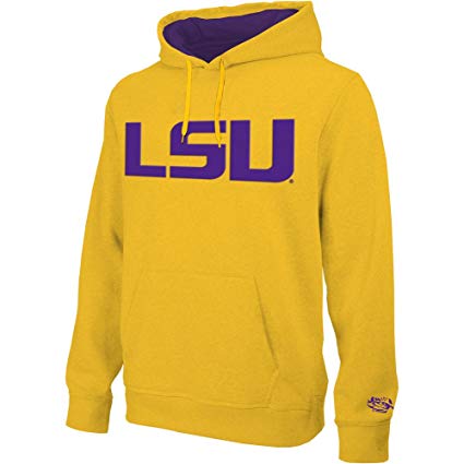 425x425 Elite Fan Shop Lsu Tigers Hooded Sweatshirt Icon Gold