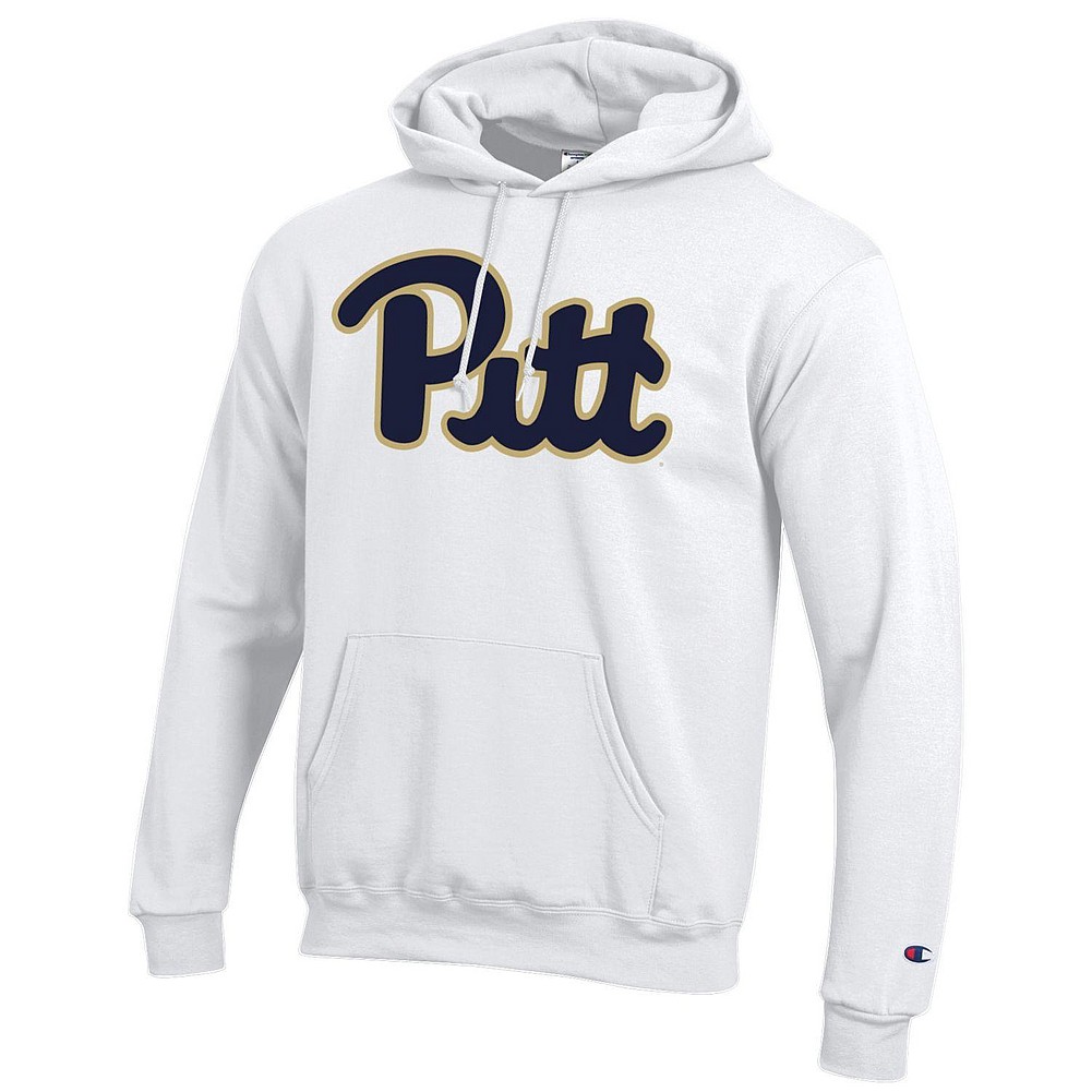 1001x1001 Pitt Panthers Hooded Sweatshirt Icon White