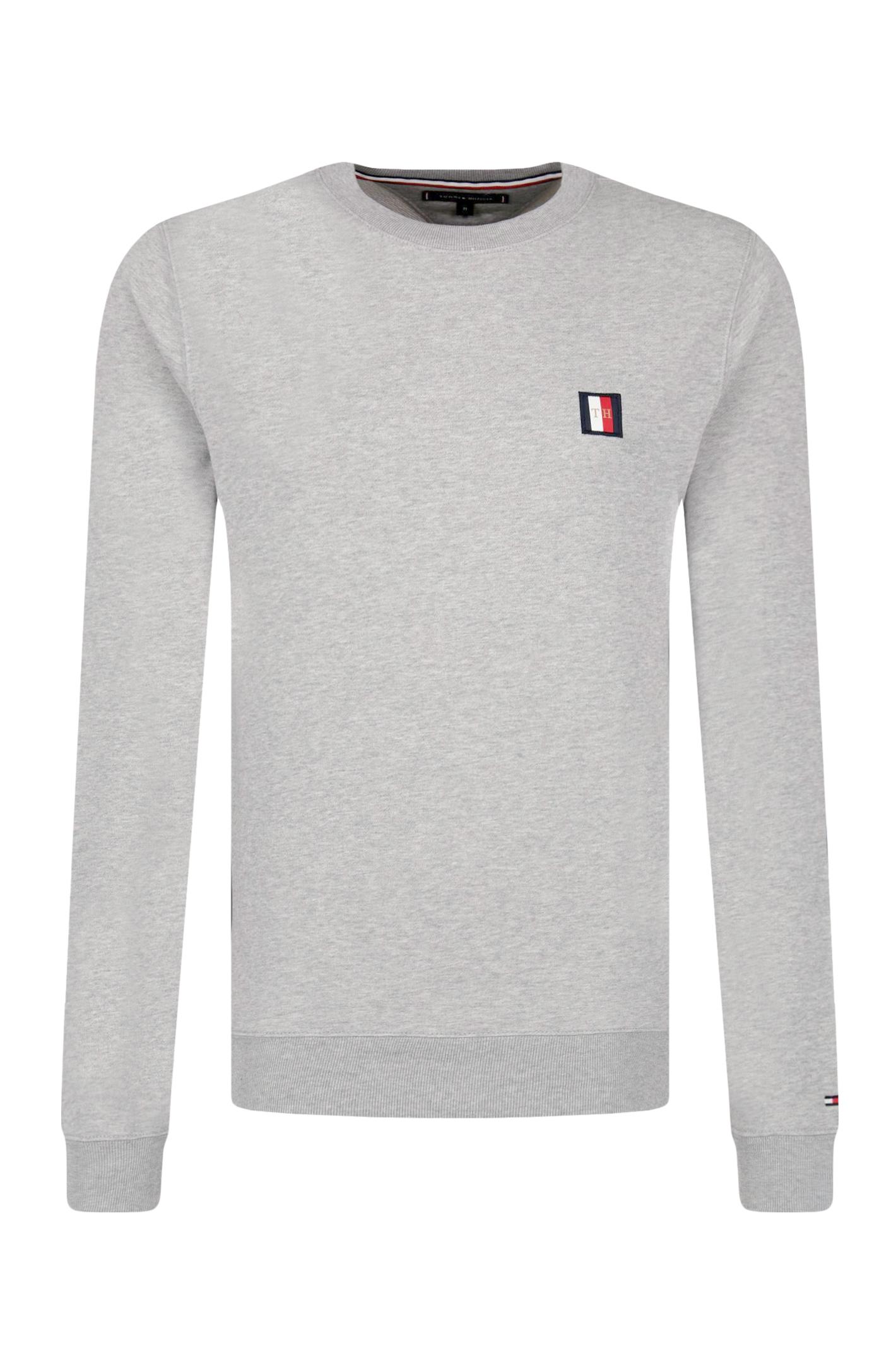 1420x2130 Sweatshirt Icon Mini Badge Regular Fit Tommy Hilfiger Gray
