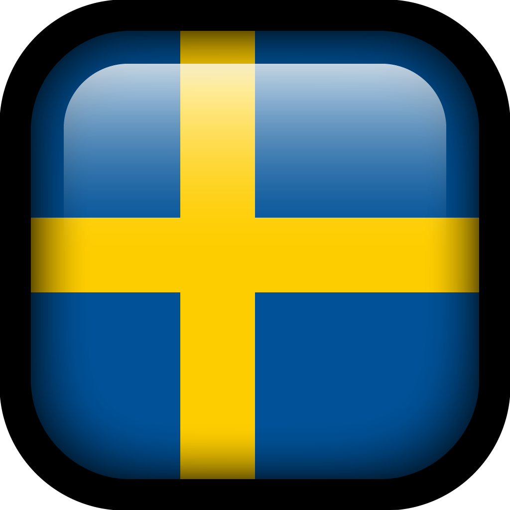 1024x1024 Sweden Flag Icon Square Flags Iconset Hopstarter