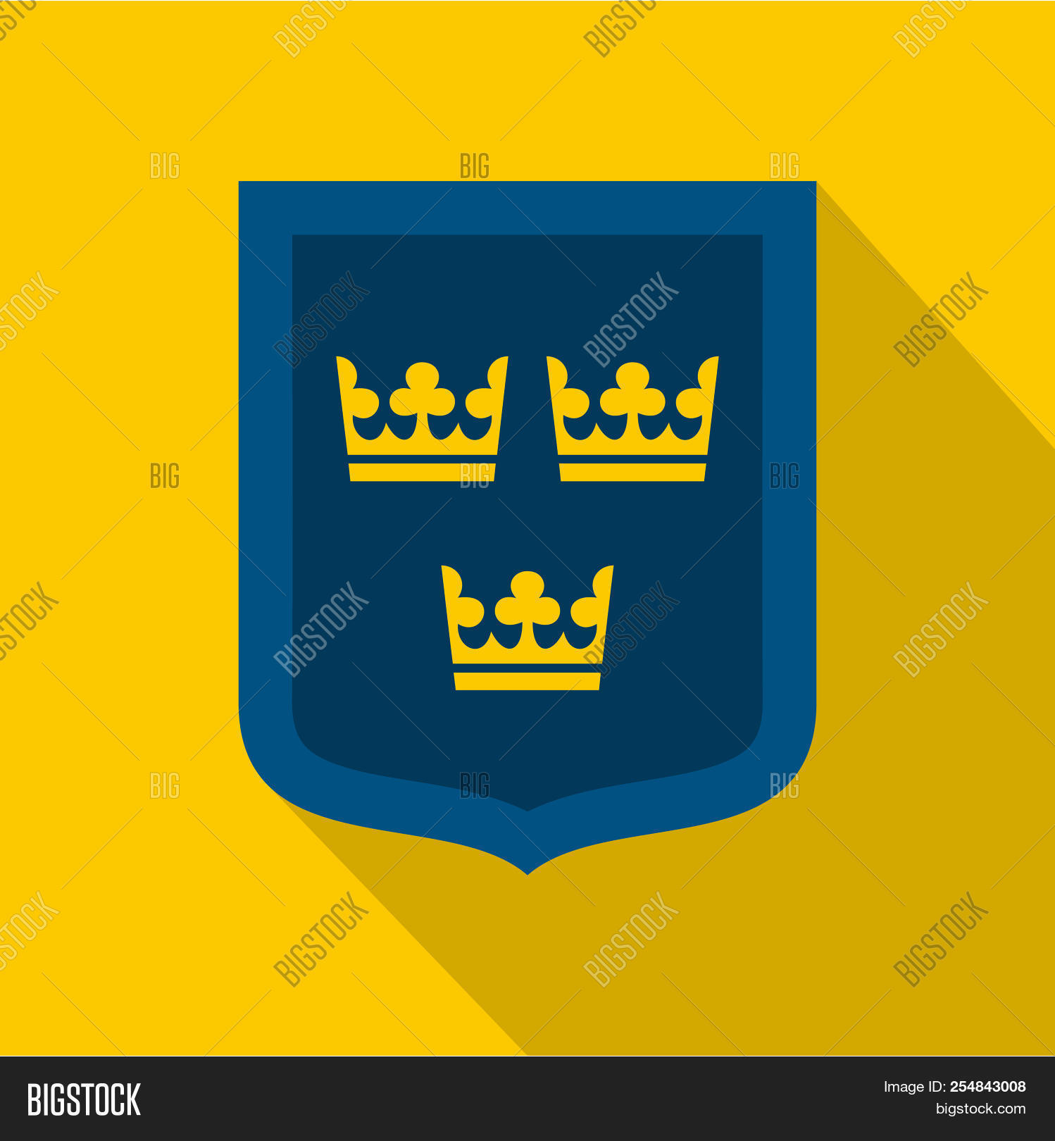 1498x1620 Coat Of Arms Of Sweden Icon Flat Illustration Of Coat Of Arms