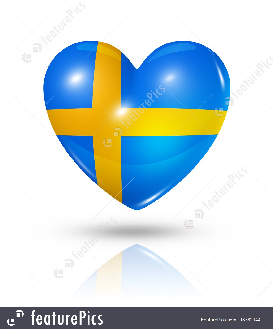 1155x1392 Flags Love Sweden, Heart Flag Icon
