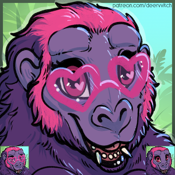 600x600 Icon Sweetheart Gorilla