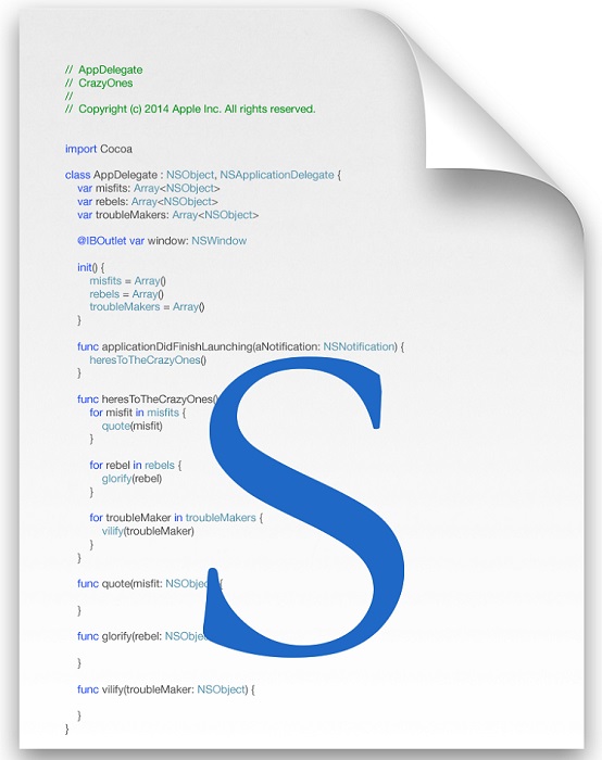 554x700 Swift Icons Pay Homage To Apple's Here's To The Crazy Ones