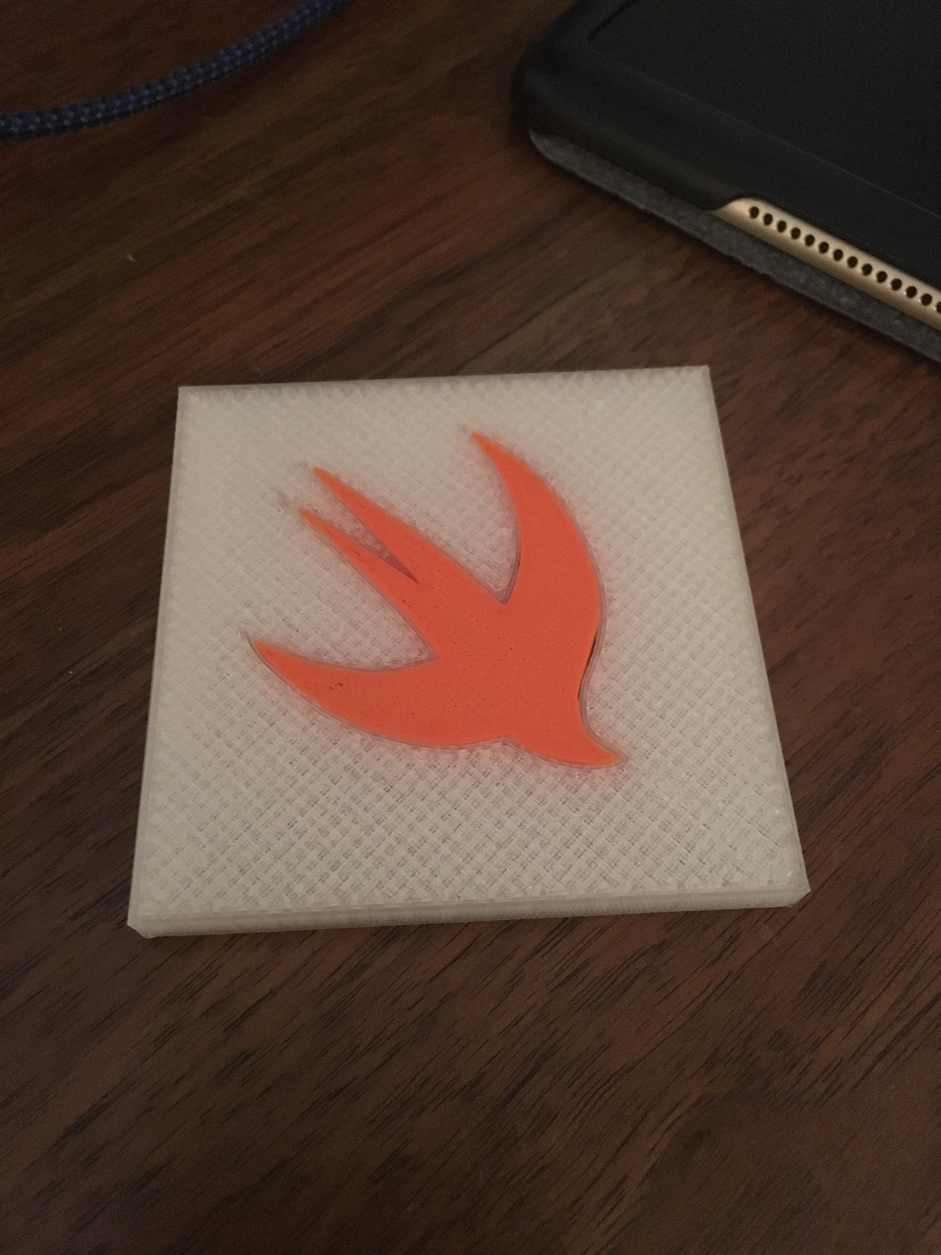 3024x4032 I Printed The Swift Icon!