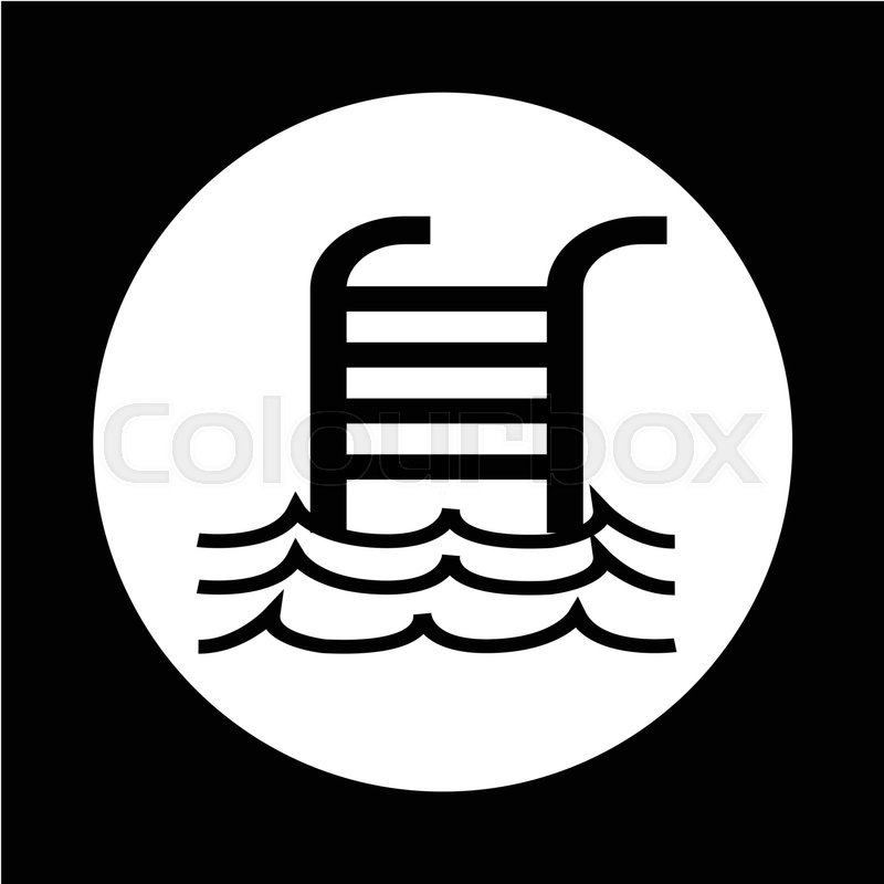 800x800 Swimming Pool Icon Stock Vector Colourbox