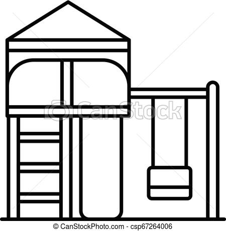 450x461 Kid Swing Icon, Outline Style Kid Swing Icon Outline Kid Swing