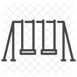 256x256 Swing Icon Of Line Style