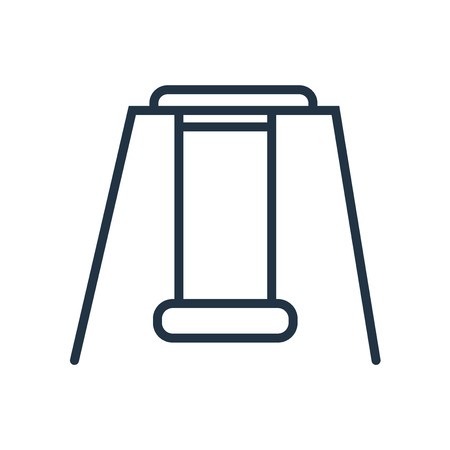 450x450 Swing Icon Vector Isolated On White Background, Swing Transparent