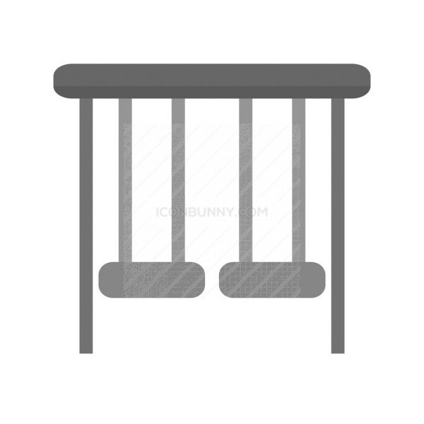600x600 Swings Greyscale Icon
